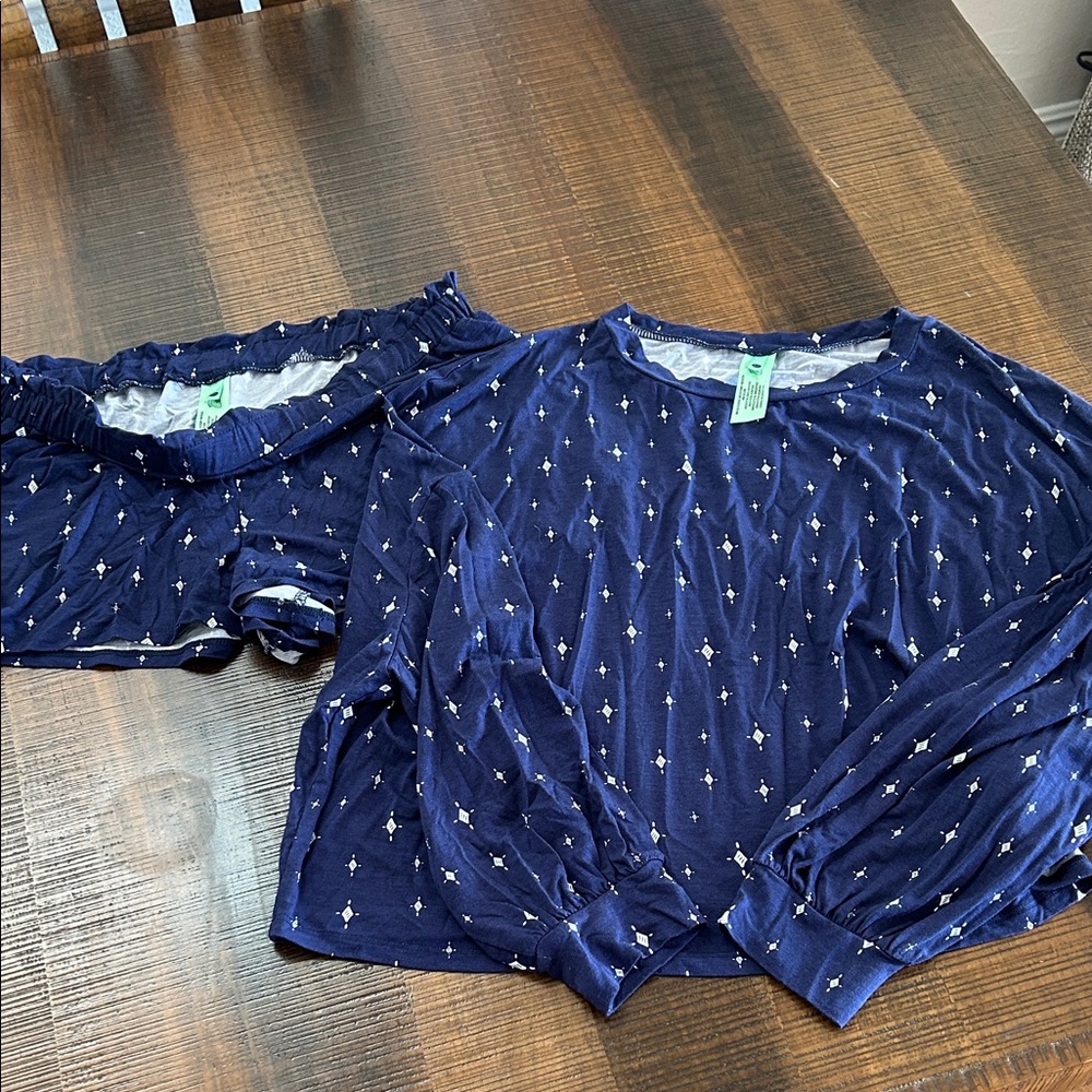 Goodfellow & Co Midnight Blue Starry Pajama Set